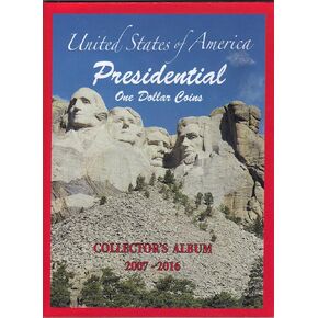 U.S. Presidential Coin Album Folder 2007-2016 (No Coins)