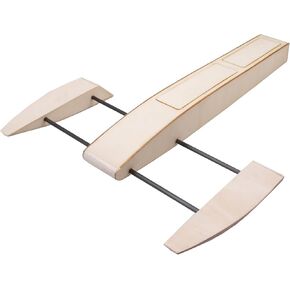 Viloga RC Boat Kit for Pools and Lakes, 495mm Outrigger Wooden Shrimp Boat, DIY Brushless RC Boats for Adults (B068, Not Including TX&RX)