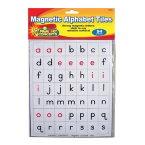 Primary Concepts AA1421 Magnetic Alphabet Tiles for Grades K-3