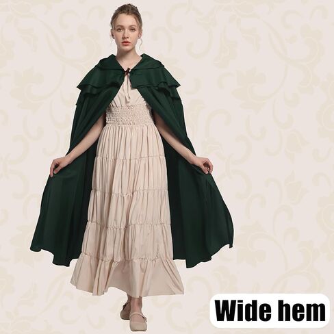 Regenboog رأس عصر النهضة بقلنسوة للنساء والرجال، عباءة العصور الوسطى للبالغين، عباءة فايكنغ مع قلادة سيف الفايكنج in Kuwait