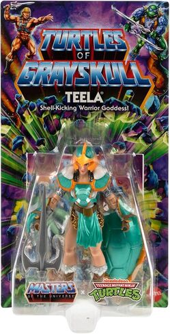 Masters of the Universe Mattel Origins Turtles of Grayskull Action Figure & Accessories, Skeletor Collectible Toy with 16 Joints, TMNT & Motu Crossover in Saudi Arabia