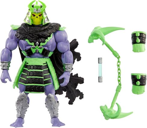 Masters of the Universe Mattel Origins Turtles of Grayskull Action Figure & Accessories, Skeletor Collectible Toy with 16 Joints, TMNT & Motu Crossover in Saudi Arabia