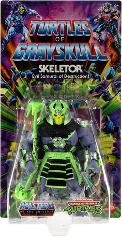 Masters of the Universe Mattel Origins Turtles of Grayskull Action Figure & Accessories, Skeletor Collectible Toy with 16 Joints, TMNT & Motu Crossover in Saudi Arabia