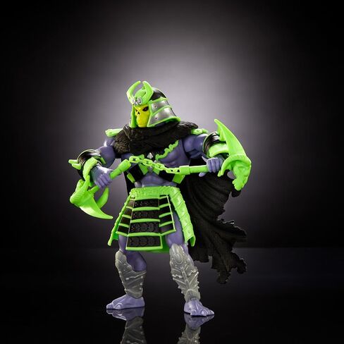 Masters of the Universe Mattel Origins Turtles of Grayskull Action Figure & Accessories, Skeletor Collectible Toy with 16 Joints, TMNT & Motu Crossover in Saudi Arabia