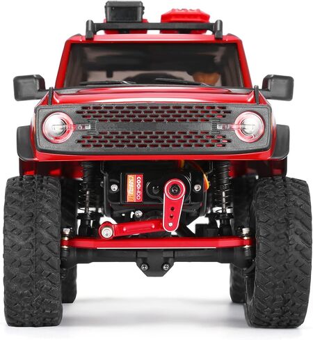 COOWOO RC Servo، مؤازرة توجيه مع حامل مؤازر وأجزاء ترقية قرن مؤازر لسيارة 1/24 SCX24 RC الزاحفة ترقيات كاملة (الحزمة B) in Kuwait