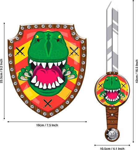 Unicorn from Deluxebase. Unicorn Foam Toy Sword and Shield. Dress Up & Pretend Play Unicorn Costumes Playset with EVA Foam Sword for Kids. Great Kids Gift and Party Favor. in Saudi Arabia