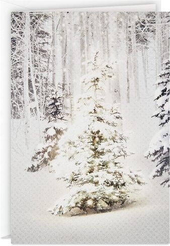 Hallmark Boxed Christmas Cards, Snowy Glowy Tree (16 Cards and Envelopes) in Saudi Arabia