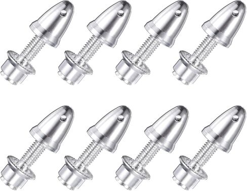 MECCANIXITY RC Plane Airplane Spinners Propeller Adapter, 4mm Aperture and 6mm Output Axle Propeller Adapter Saver for Shaft Brushless Motor Speed Controllers, Pack of 8 in Saudi Arabia