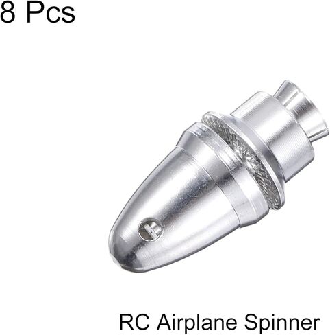 MECCANIXITY RC Plane Airplane Spinners Propeller Adapter, 4mm Aperture and 6mm Output Axle Propeller Adapter Saver for Shaft Brushless Motor Speed Controllers, Pack of 8 in Saudi Arabia