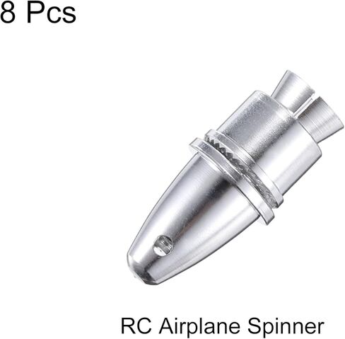 MECCANIXITY RC Plane Airplane Spinners Propeller Adapter, 4mm Aperture and 6mm Output Axle Propeller Adapter Saver for Shaft Brushless Motor Speed Controllers, Pack of 8 in Kuwait