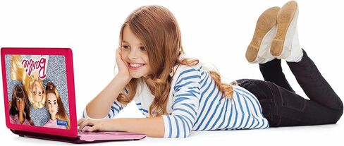 Lexibook Barbie, Educational and Bilingual Laptop in English/Spanish, Toy for Children with 124 Activities to Learn, Play Games and Music, Pink, JC598BBi2 in Saudi Arabia