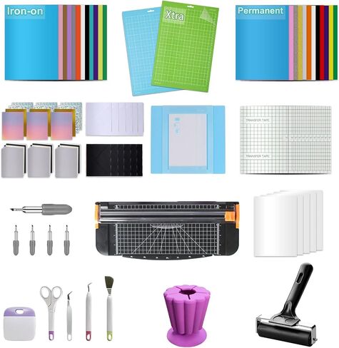 LOPASA Starter Kit for Cricut Joy Xtra Machine, Extra Bundle for Beginners, 8.5x12 Xtra Size Accessories and Supplies for Newbies, Everything Material You Need (Card Making Bundle) in Kuwait