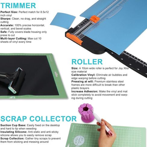 LOPASA Starter Kit for Cricut Joy Xtra Machine, Extra Bundle for Beginners, 8.5x12 Xtra Size Accessories and Supplies for Newbies, Everything Material You Need (Card Making Bundle) in Kuwait