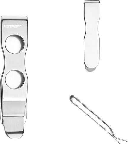 مشبك جيب TONIFE للهواتف الذكية، مشبك متعدد الأدوات لحافظة الهاتف المحمول، مؤمن بمادة لاصقة 3M VHB، من الفولاذ المقاوم للصدأ in Kuwait