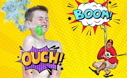 KAOS Water Balloon 100 pcs per Pack w/Hose Nozzle (1 Pack) Assorted Colored Balloons for Kids & Adult. Quick & Easy Fill Latex Water Bomb. Fun Outdoor Splash Summer Games. Bulk Party Favors. 114-1 in Saudi Arabia