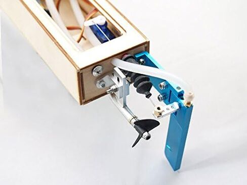 Viloga RC Boat Kit for Pools and Lakes, 495mm Outrigger Wooden Shrimp Boat, DIY Brushless RC Boats for Adults (B068, Not Including TX&RX) in Saudi Arabia