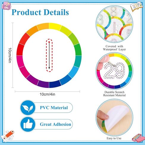 WhatSign Line up Spots for Classroom Floor Number Stickers for Classroom 36Pcs Line up Dots Line up Numbers Floor Numbers for Classroom Lining up Back to School Preschool Kindergarten Supplies in Saudi Arabia