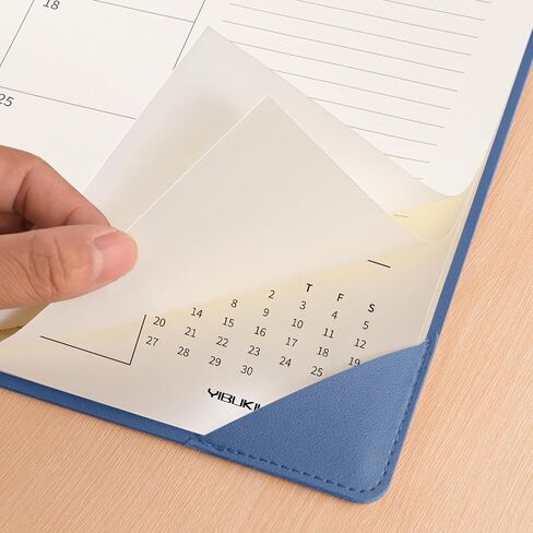 Desk Calendar 2025-2026 with Desktop Mat, 22x17 inch Large Desk Pad Calendar 18 Months Runs from 2025 to June 2026, Big Desk Blotter Calendar for Home Office and School, Apricot in Saudi Arabia