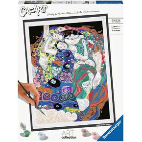 Ravensburger Klimt: Virgin Paint by Numbers Kit for Adults - 23649 - Painting Arts and Crafts for Ages 14 and Up