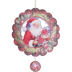 Metal Christmas Wind Spinner, Metal Snowman Christmas Yard Decoration.12 Inch Outdoor Metal Stainless Steel Wind Spinner Unique Gift Xmas Wind Sculptures (Snowman)