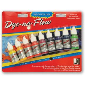 Jacquard Dye-Na-Flow Exciter Pack 9 Colors