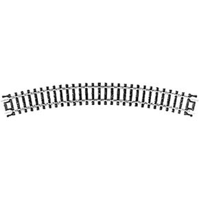 N Code 80 Nickel Silver 11" Radius Snap-Track (6) Atlas Trains