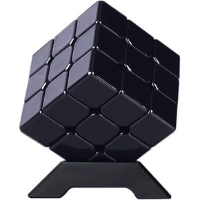 3x3 Metal Magic Cube Black Puzzle Cube Toy Gift for Kids and Adults