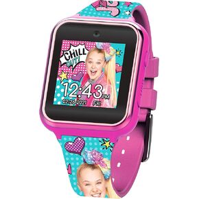 Accutime Kids Nickelodeon JoJo Siwa Educational Learning Touchscreen Smart Watch Toy for Girls, Boys, Toddlers - Selfie Cam, Learning Games, Alarm, Calculator, Pedometer & More (Model: JOJ4251AZ)