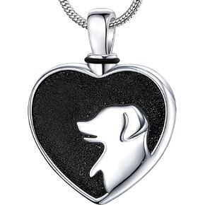 Fanery Sue Pet Ashes Necklace Cremation Jewelry Pet Memorial Gifts for Loss of Dog Cat Pet Urn Necklaces Keepsake Sympathy Gift for Women