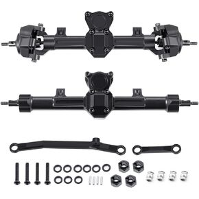 Front & Rear Axles Complete Set for SCX24 Deadbolt JLU C10 Bronco Gladiator Axial 1/24 RC Crawler Upgrade Parts