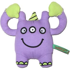 Touchdog Cartoon Three-eyed Monster Plush Dog Toy, One Size, Pink in Saudi Arabia
