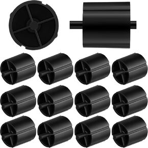 12 Pcs Tape Dispenser Replacement Core 1" Desktop Tape Dispenser Core Small Plastic Tape Dispenser Insert Tape Dispenser Parts for Office Home School Supplies Tape Dispenser Accessories
