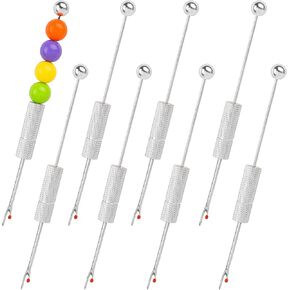 Framendino, 8 Pack Beadable Thread Cutter Seam Rippers for Sewing Metal Embroidery Removal Tool Beaded Tag Remover for Clothes DIY Gift (Mixed Color)