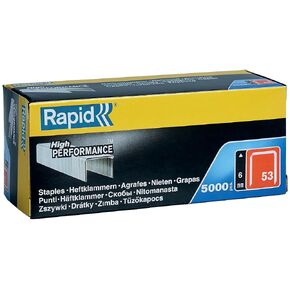 Rapid 11856250 Staples type 53 6mm (5000 Piece)