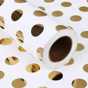 FUHITIM Birthday Wrapping Paper Gift Wrapping Paper: 1 roll of 10 meters hot stamping pentagram, Inches