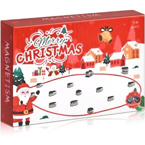 Magnetic Chess Game with Stones, Magnet Game, Christmas Games, 1 to 4 Players, for Kids and Adults