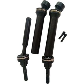 Upgraded Steel CVD Drive Shafts for Traxxas 1/16 Mini E-Revo & Summit - Model 7151 (2 Required per Car) (Black)