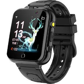 Smart Watch for Kids - Kids Smart Watches Boys Birthday Christmas Birthday Gifts with 2 Camera 24 Games Pedometer Music Player, Kids Game Smart Watch Toys for Girls Aged 4 5 6 7 8 9 10