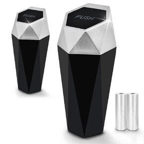 EcoNour Car Trash Can | Portable Mini Trash Can for Car Prevents Garbage Scattering | Small and Convenient Leakproof Cup Holder Garbage Can with Lid for Cars, Home, and Office