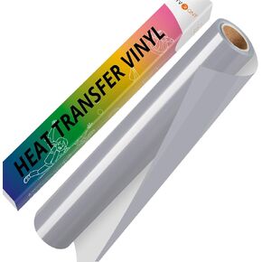 HTVRONT White HTV Vinyl Roll - 12" x 10ft White Iron on Vinyl in Saudi Arabia