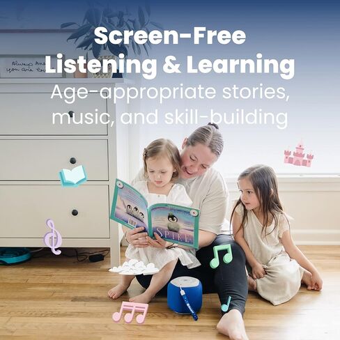 Storypod نظام تشغيل الصوت التعليمي الأول | تتميز بوجود بيبا بيج للأطفال من عمر 3 إلى 5 سنوات | لعبة تعليمية تفاعلية وراوي القصص | الأطفال الصغار، مرحلة ما قبل المدرسة | بنين وبنات | مغامرات في الفرح اليومي in Kuwait