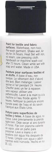 FolkArt, Wicker White 4400 Fabric Brush On Acrylic Paint, 2 oz, 2 Fl Oz (Pack of 1) in Saudi Arabia