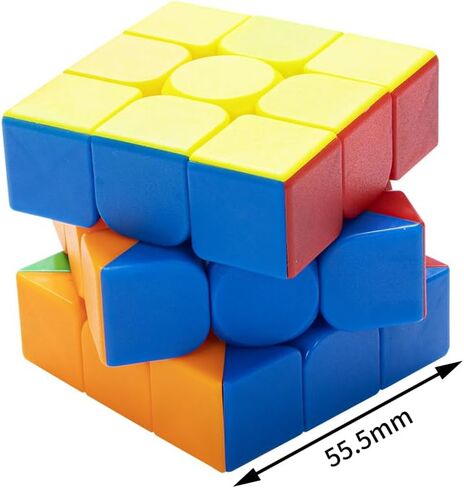 HELLOCUB 12 Pack Speed Cube Set,Magic Cube for Party Favors 3x3x3 Stickerless Magic Cube Gifts for Kids in Kuwait