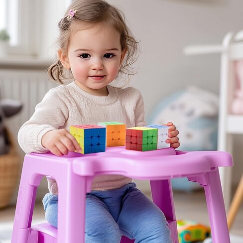 HELLOCUB 12 Pack Speed Cube Set,Magic Cube for Party Favors 3x3x3 Stickerless Magic Cube Gifts for Kids in Kuwait