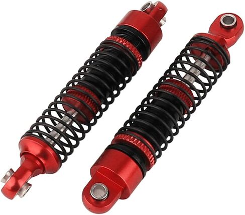 78mm Aluminum Long Threaded Shocks Absorbers Oil Damper for 1/18 RC Crawler TRX4M TRX-4M KUpgrade Parts (Black) in Saudi Arabia