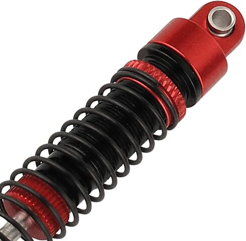 78mm Aluminum Long Threaded Shocks Absorbers Oil Damper for 1/18 RC Crawler TRX4M TRX-4M KUpgrade Parts (Black) in Saudi Arabia