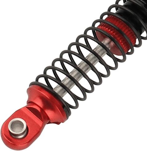 78mm Aluminum Long Threaded Shocks Absorbers Oil Damper for 1/18 RC Crawler TRX4M TRX-4M KUpgrade Parts (Black) in Saudi Arabia