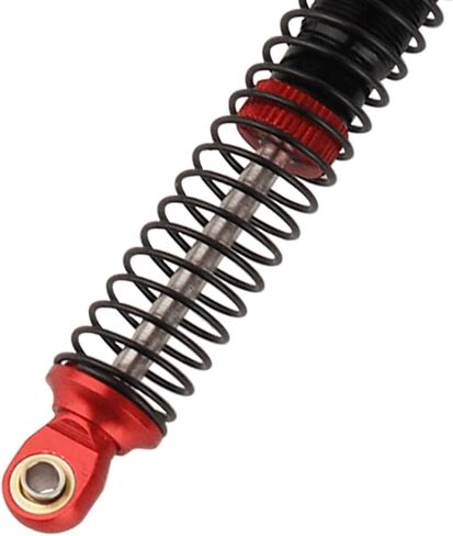 78mm Aluminum Long Threaded Shocks Absorbers Oil Damper for 1/18 RC Crawler TRX4M TRX-4M KUpgrade Parts (Black) in Saudi Arabia