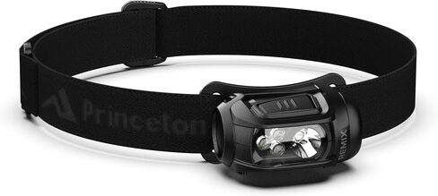 مصباح أمامي LED من Princeton Tec Remix 300 Lumen Maxbright & Ultrabright أبيض/أحمر، مقاومة للماء IPX4، ضروري للمشي لمسافات طويلة والتخييم والصيد وصيد الأسماك والجري والاستعداد للسلامة، أسود in Kuwait