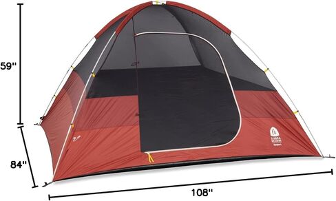 Sierra Designs Alpenglow Tent for Camping Constructed with Twilight Tech to Block 98% of Sun Rays – Easy Setup – Large Interior – Great for Family Camping… in Saudi Arabia